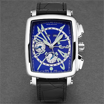 deLaCour ViaLarga Men's Watch Model WAST1026-BLU Thumbnail 2